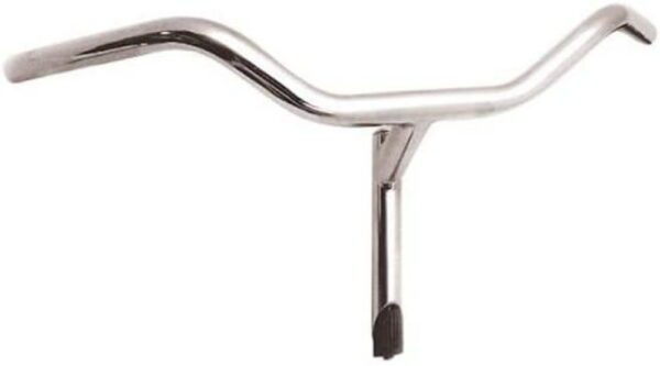 Manubrio Cromato In Acciao 22,2 Mm Per Bici Olanda Bicicletta Da Passeggio City