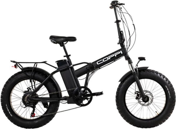 Bicicletta Elettrica Pieghevole 20" Fat Bike Coppi Vesuvio by Madicks 250W E-Bike Urban