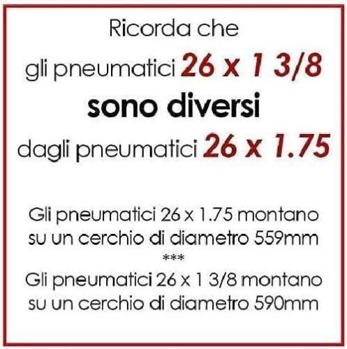 Coppia Copertoni 26 X 1 3/8 Pneumatico Per Bicicletta City Bike Olanda - immagine 4