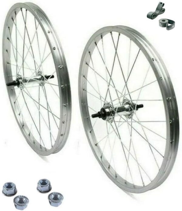 Coppia Ruota / Cerchio Anteriore + Posteriore 20 X 1.75 Bici Attacco Stand