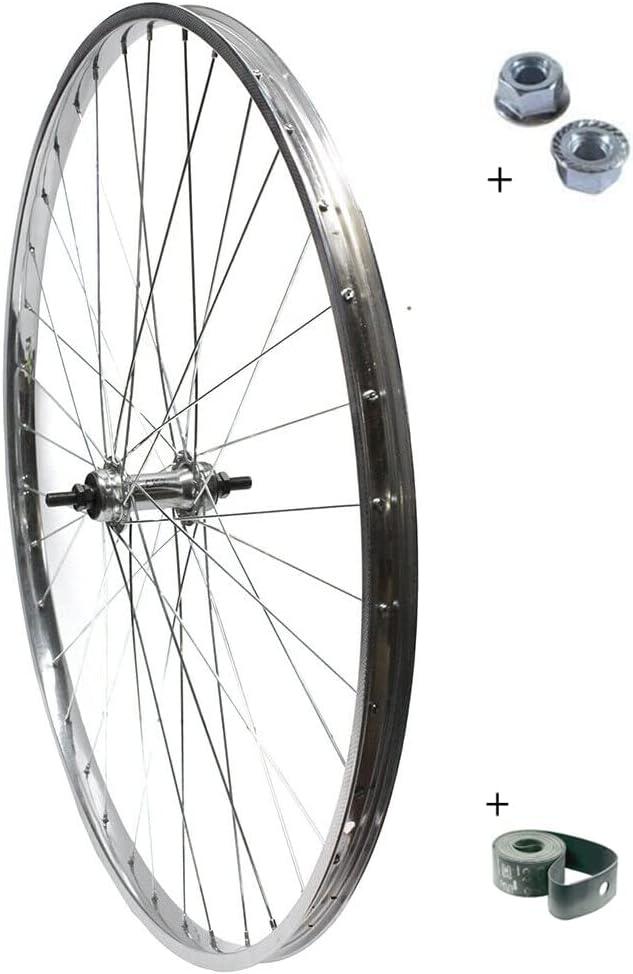 Coppia Ruota / Cerchio Anteriore + Posteriore 24 X 1.75 + Pignone 7 Velocità - immagine 5