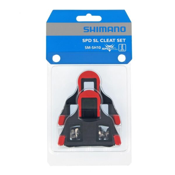Shimano Sm-Sh10 Spd-Sl Tacchette Pedali Corsa Rosso 0°