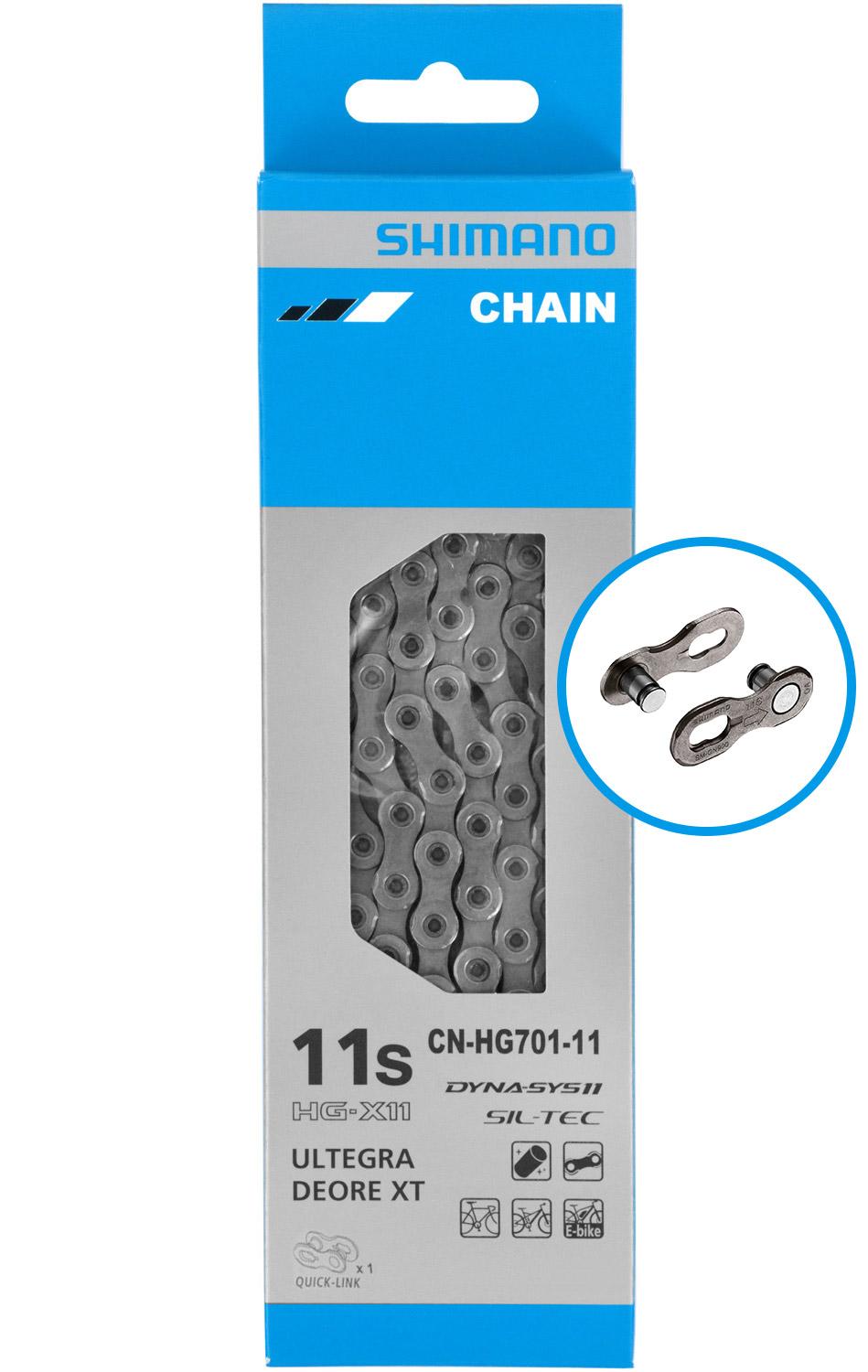 Shimano Ultegra Cn-Hg701 Quick Link Catena 11v (116 Maglie)