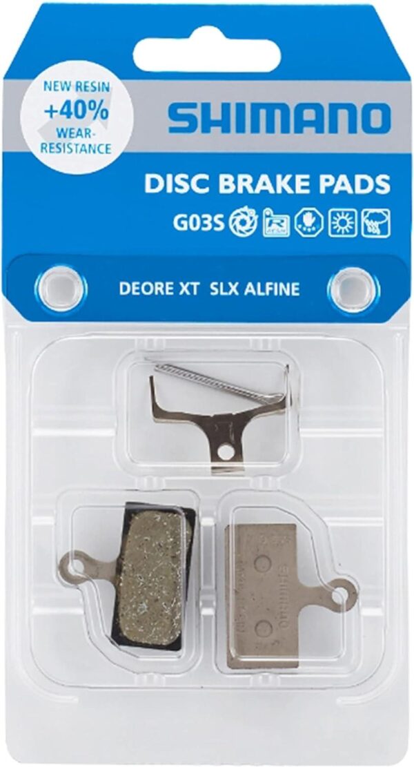 Pastiglie Freno Shimano Resina G03s Deore Xtr Xt Xt Slx Alfine