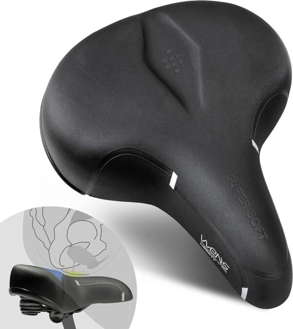 Sella Per Bici Sella Bicicletta Uomo Donna Anatomica, Ergonomica Con Elastomeri