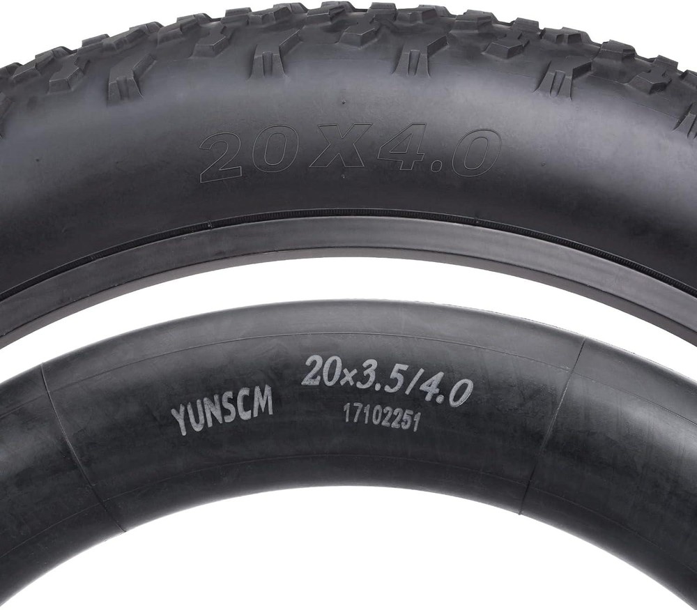 Copertone Fat Bike Tassellato 20 X 4.0 + Camera D'Aria - immagine 2