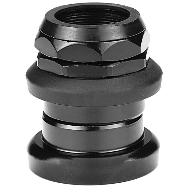 Serie Calotte Sterzo Acciao Nero 1" Per Bici Olanda-Citybike