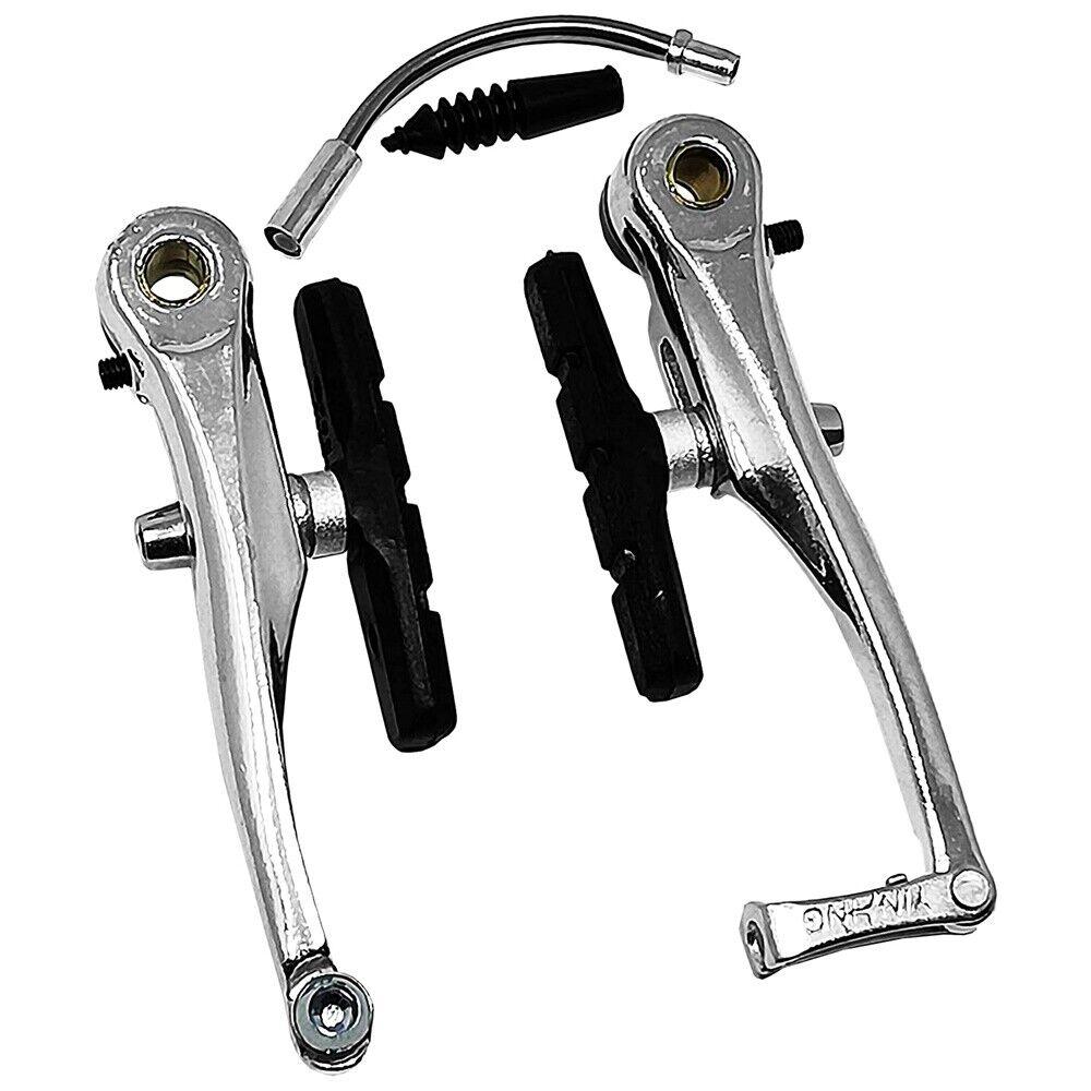 Coppia Freni V-Brake Ant + Post + Coppia Leve Freno - Bicicletta Alluminio - immagine 4