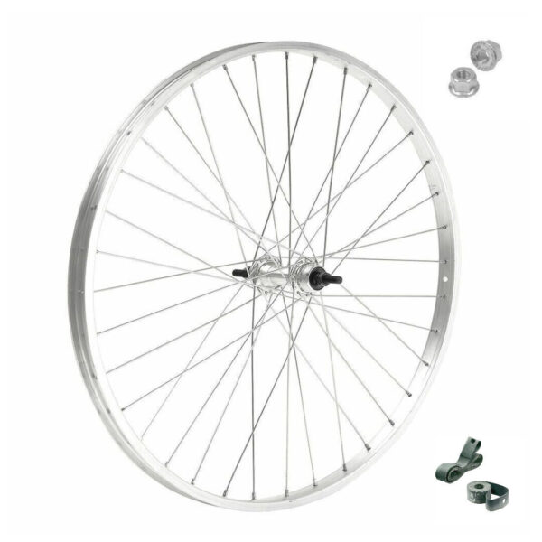 Cerchio Ruota Anteriore Bicicletta 28x 1.75 + Dadi E Nastro Citybike