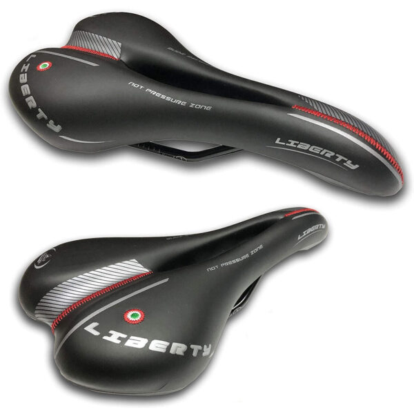 Sella Montegrappa Liberty Antiprostata Bici Mountain Bike / City Nero