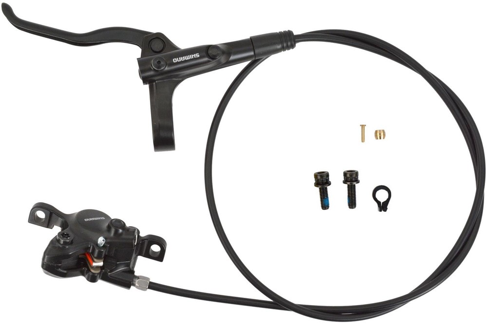 Shimano Freno A Disco Idraulico Bl-Mt200 + Br-Mt200 Set Anteriore E Posteriore - immagine 3