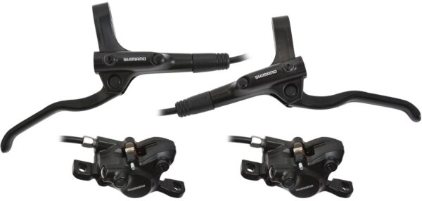 Shimano Freno A Disco Idraulico Bl-Mt200 + Br-Mt200 Set Anteriore E Posteriore