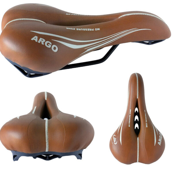 Sella Bicicletta Montegrappa Argo Miele Sellino Bici Foro Antiprostata City Bike