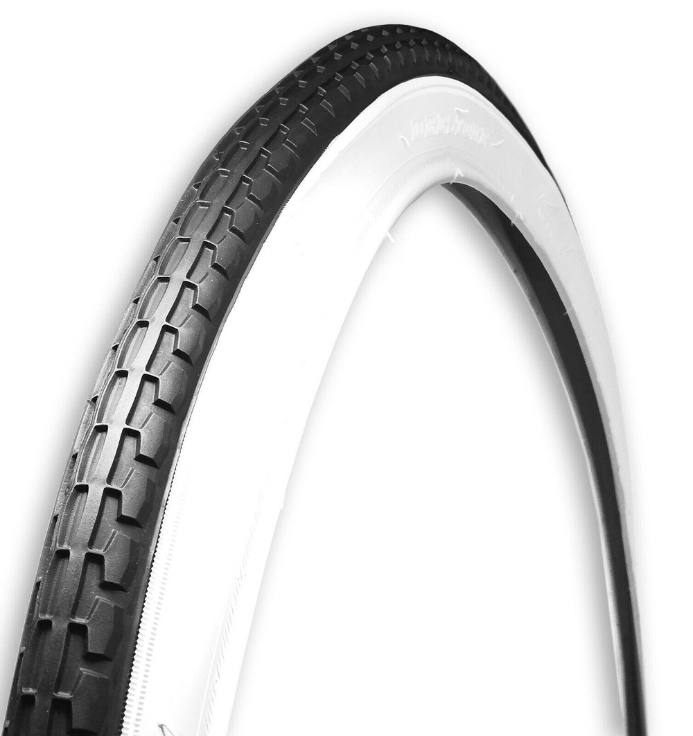 Copertone 24 X 1.75 - Bianco/ Nero Per Bici 24" Bicicletta Pneumatico Gomma Bike
