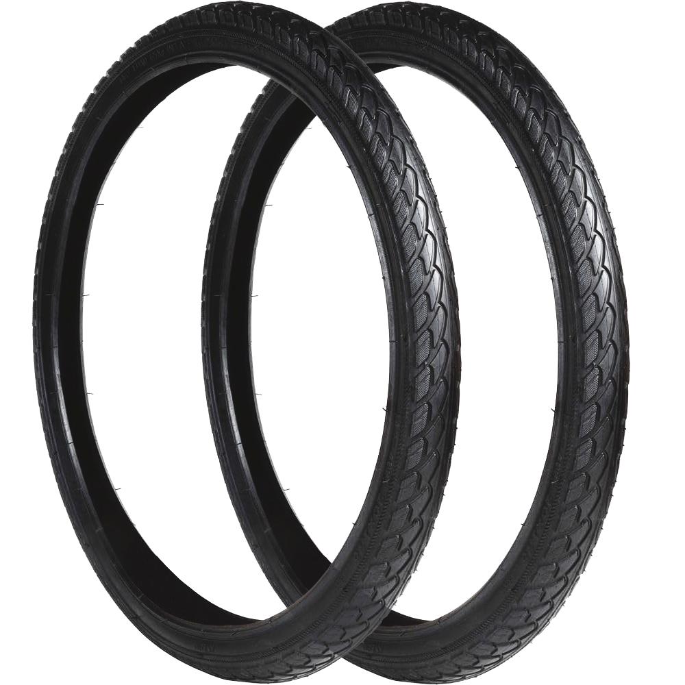 Coppia Copertone 24 X 1.75 - Nero Per Bici 24" - Bicicletta - Pneumatico