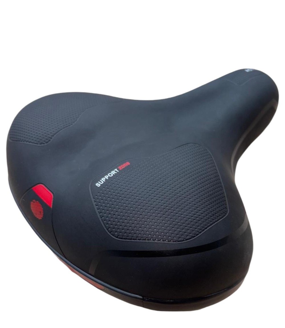 Sella Nera Per Bici City Bike Confort Comoda Unisex Completa Di Morsetto - immagine 4
