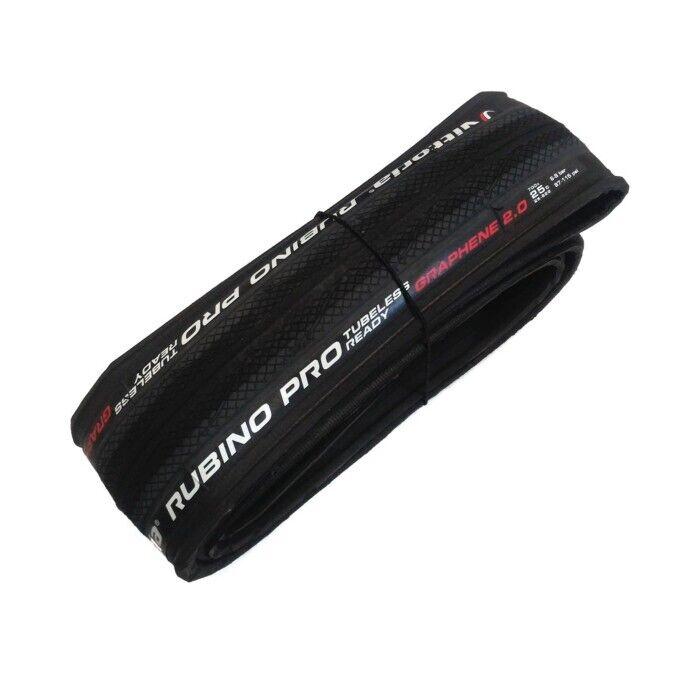Copertone Vittoria Rubino Pro 700x25 Nero Bici Graphene 2.0 Pneumatico Corsa - immagine 2