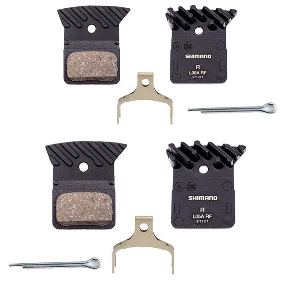 Due Coppia 4 Pastiglie Shimano L05a In Resina Strada / Grx