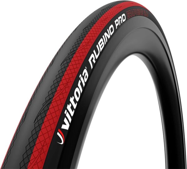 Copertone Vittoria Rubino Pro 700x25 Rosso Bici Graphene 2.0 Pneumatico Corsa