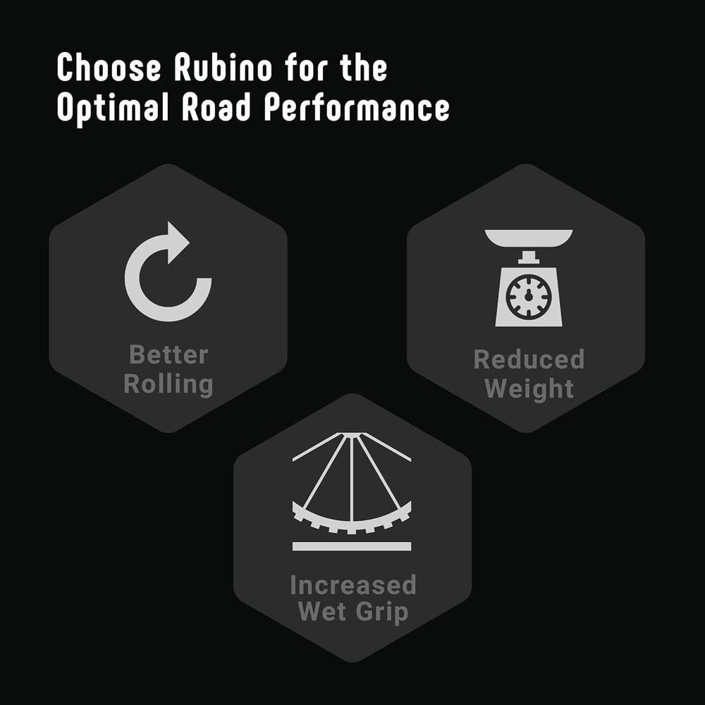 Copertone Vittoria Rubino Pro 700x25 Rosso Bici Graphene 2.0 Pneumatico Corsa - immagine 5