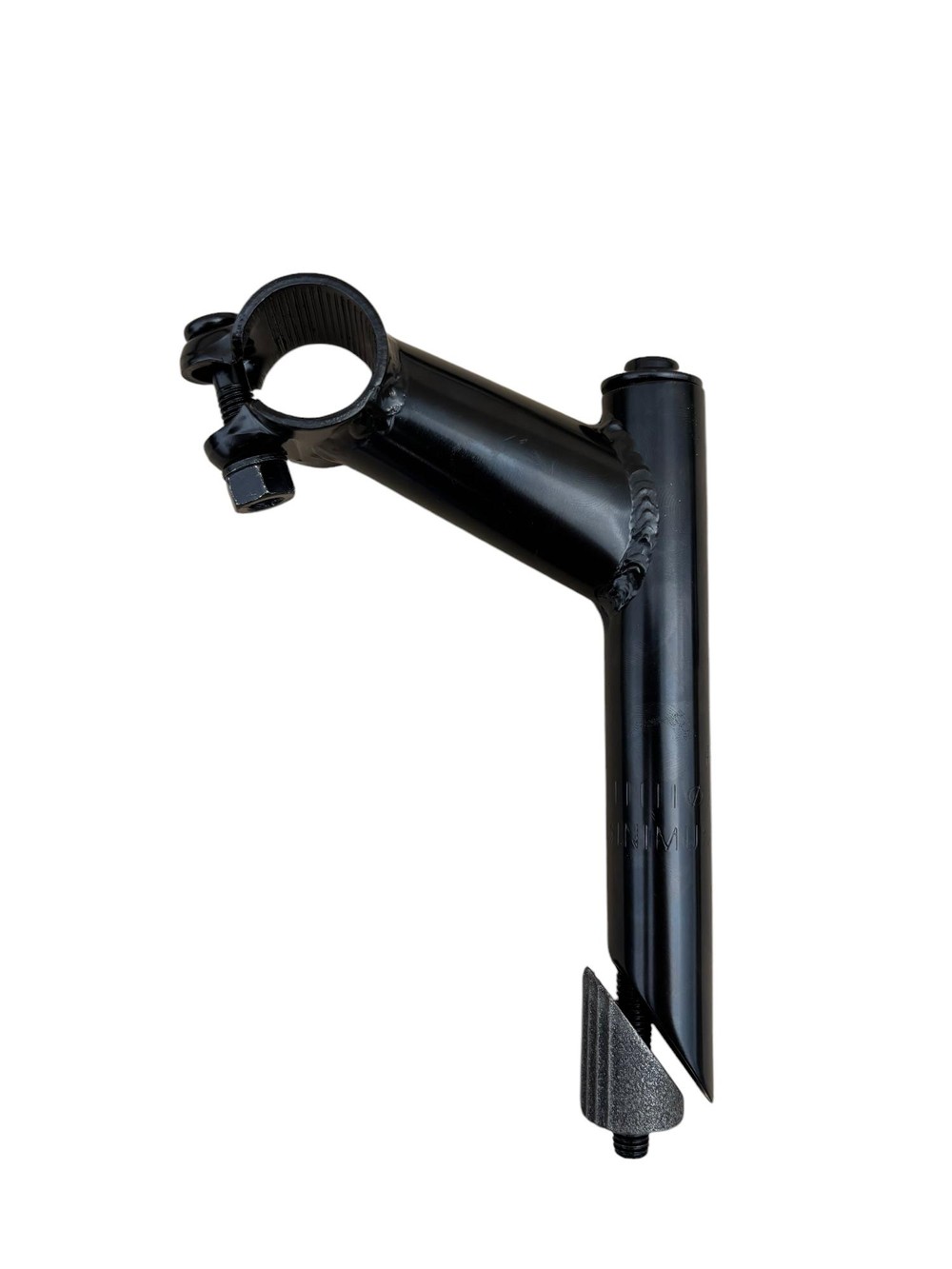 Attacco Manubrio Per Bici Acciao Nero City Bike - Resistente Antiruggine 22.2 Mm - immagine 2