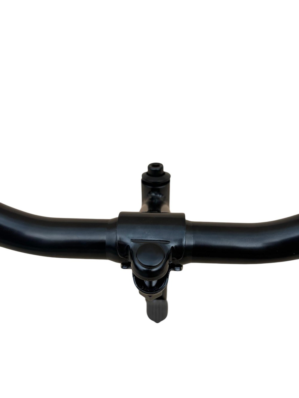 Manubrio Bici Acciaio Nero Bicicletta 600l City Bike + Coppia Manopole Nero - immagine 7