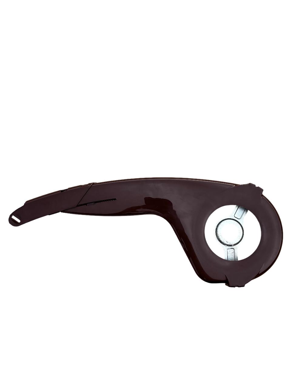 Carter Copricatena Paracatena Bicicletta Bike Marrone Scuro Per Guarnitura 1v - immagine 4