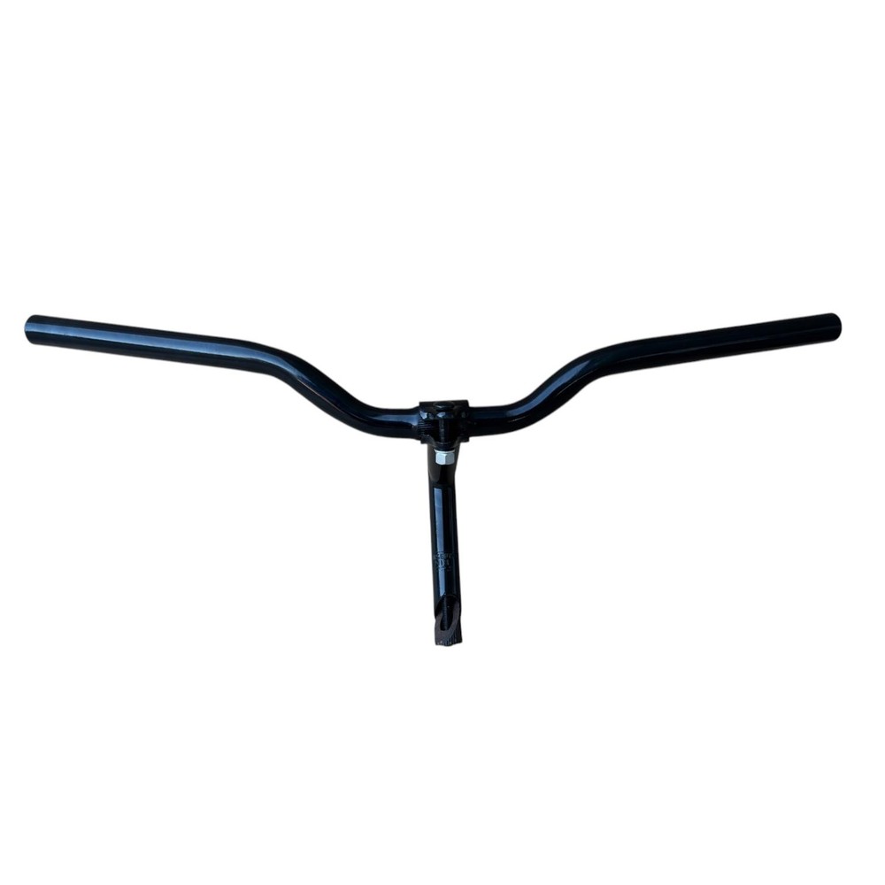 Manubrio Bici Acciaio Nero Attacco + Piega Bicicletta City Bike 585l City Bike - immagine 6