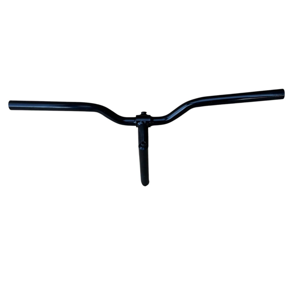 Manubrio Bici Acciaio Nero Attacco + Piega Bicicletta City Bike 585l City Bike - immagine 5