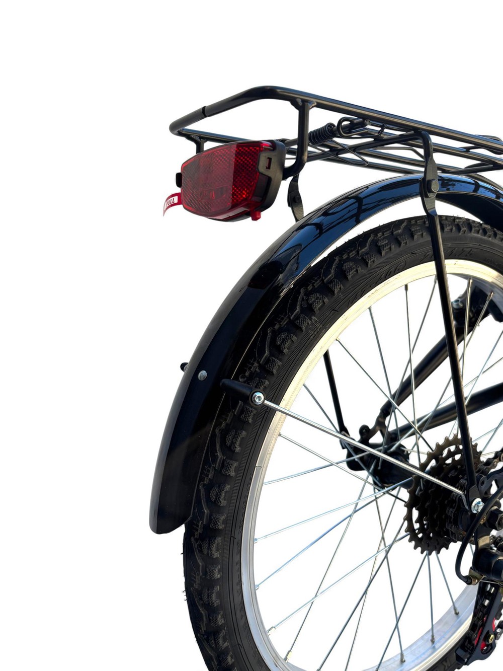 Bicicletta Pieghevole Madicks Folding 20" Nero Con Cambio 6v Unisex City Bike - immagine 5