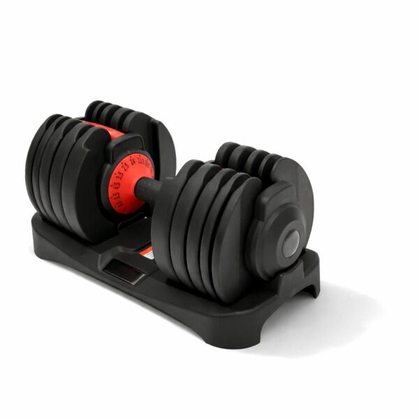 Manubrio Pesi Palestra Casa Da 2.5 A 24 Kg - 15 Livelli Regolabili Set V2 Con Base