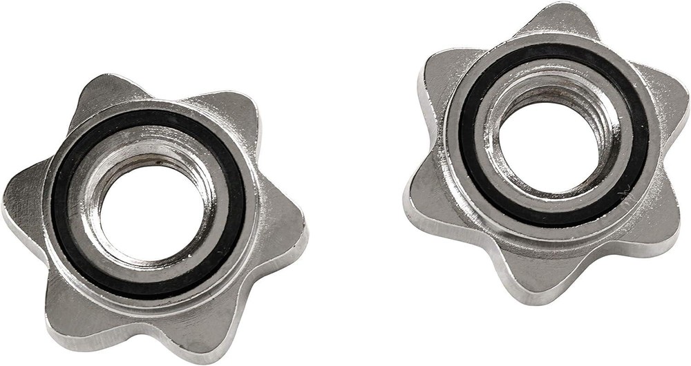 Coppia Manubri Palestra 35cm Filettati ø25mm Per Dischi Pesi Palestra - immagine 5
