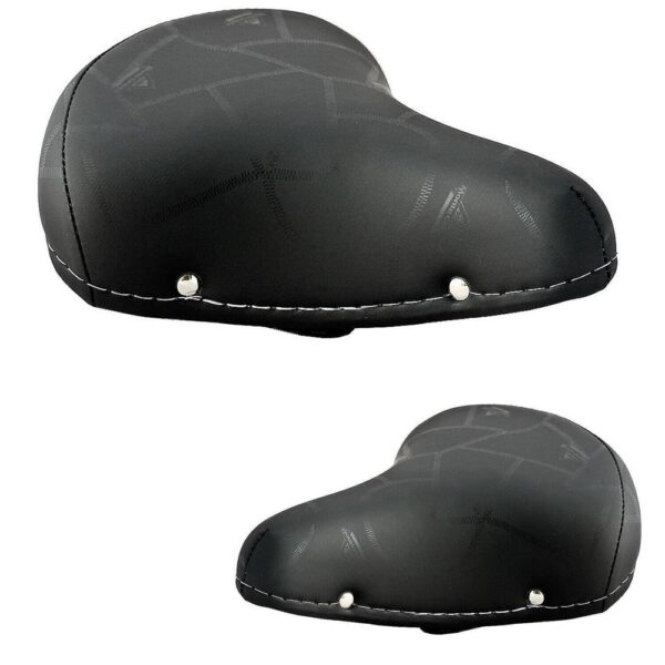 Sella Bici Montegrappa 07f  Nera Sellino In Pelle City Bike Olanda