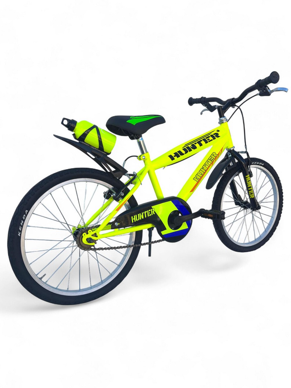 Bicicletta Bambino Misura 20 Bici Hunter Da 6 A 8 Anni Giallo (1,20-1,35 M) - immagine 5