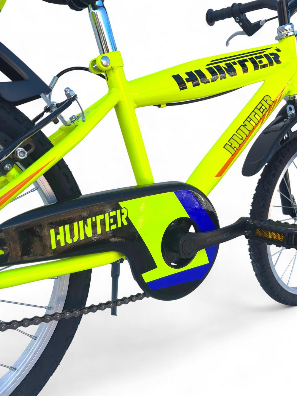 Bicicletta Bambino Misura 20 Bici Hunter Da 6 A 8 Anni Giallo (1,20-1,35 M) - immagine 8