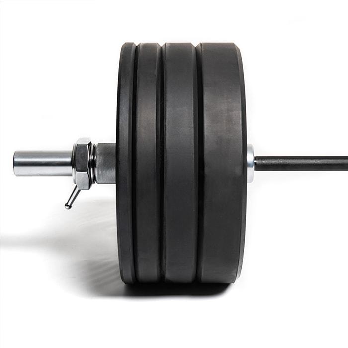 Disco Olimpionico Bumper Gommato 15 KG Foro 50 mm Pesi Palestra - immagine 3