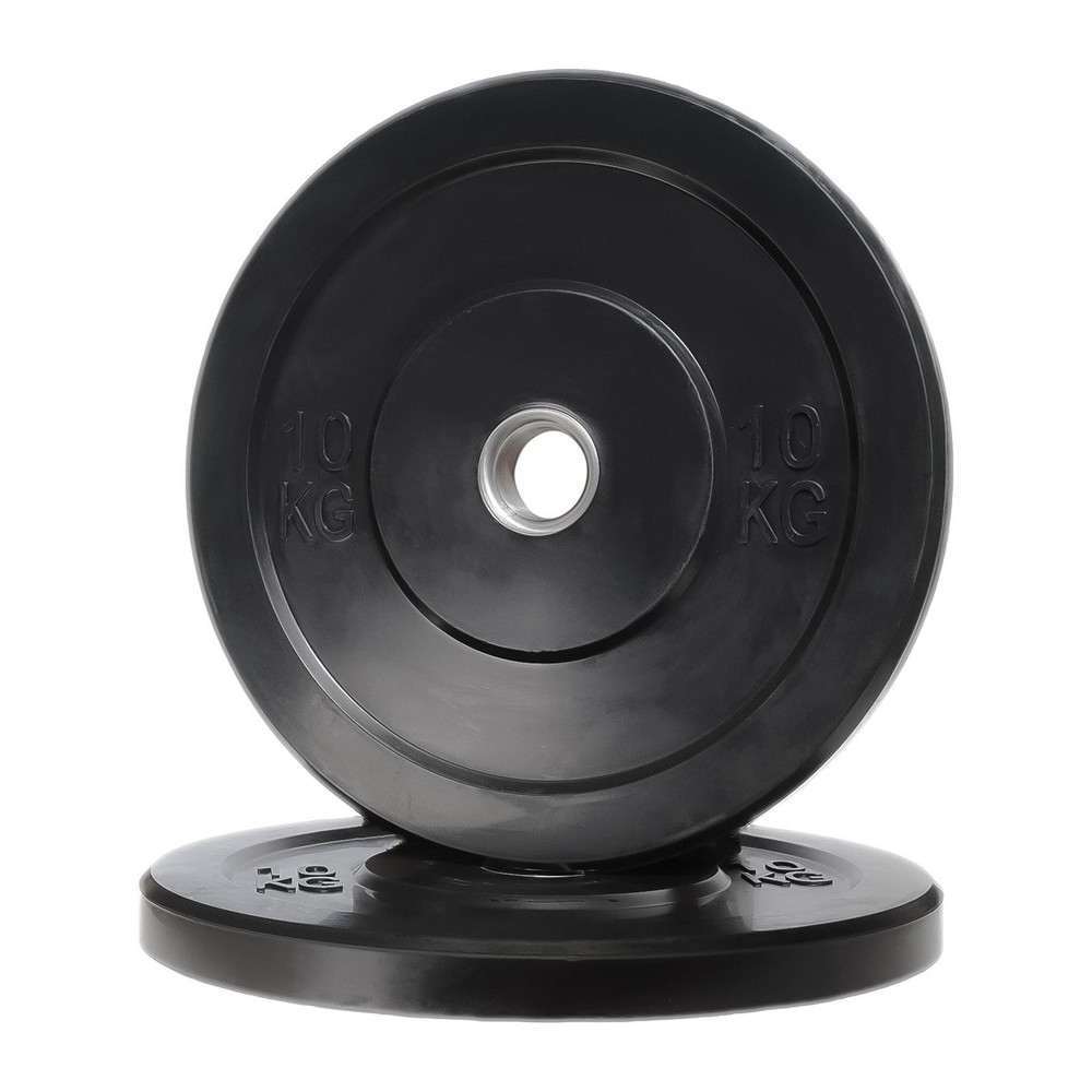 Disco Olimpionico Bumper Gommato 10 KG Foro 50 mm Pesi Palestra