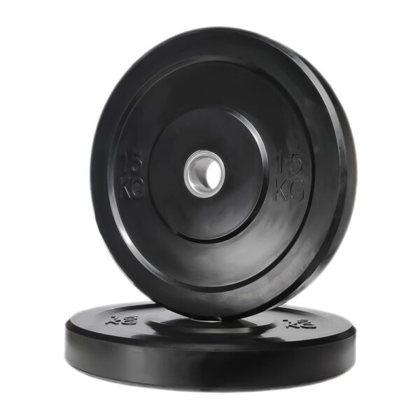 Disco Olimpionico Bumper Gommato 15 KG Foro 50 mm Pesi Palestra