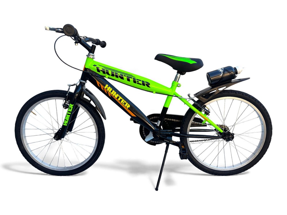 Bicicletta Bambino Misura 20 Bici Hunter Da 6 A 8 Anni Verde (1,20-1,35 M) - immagine 3