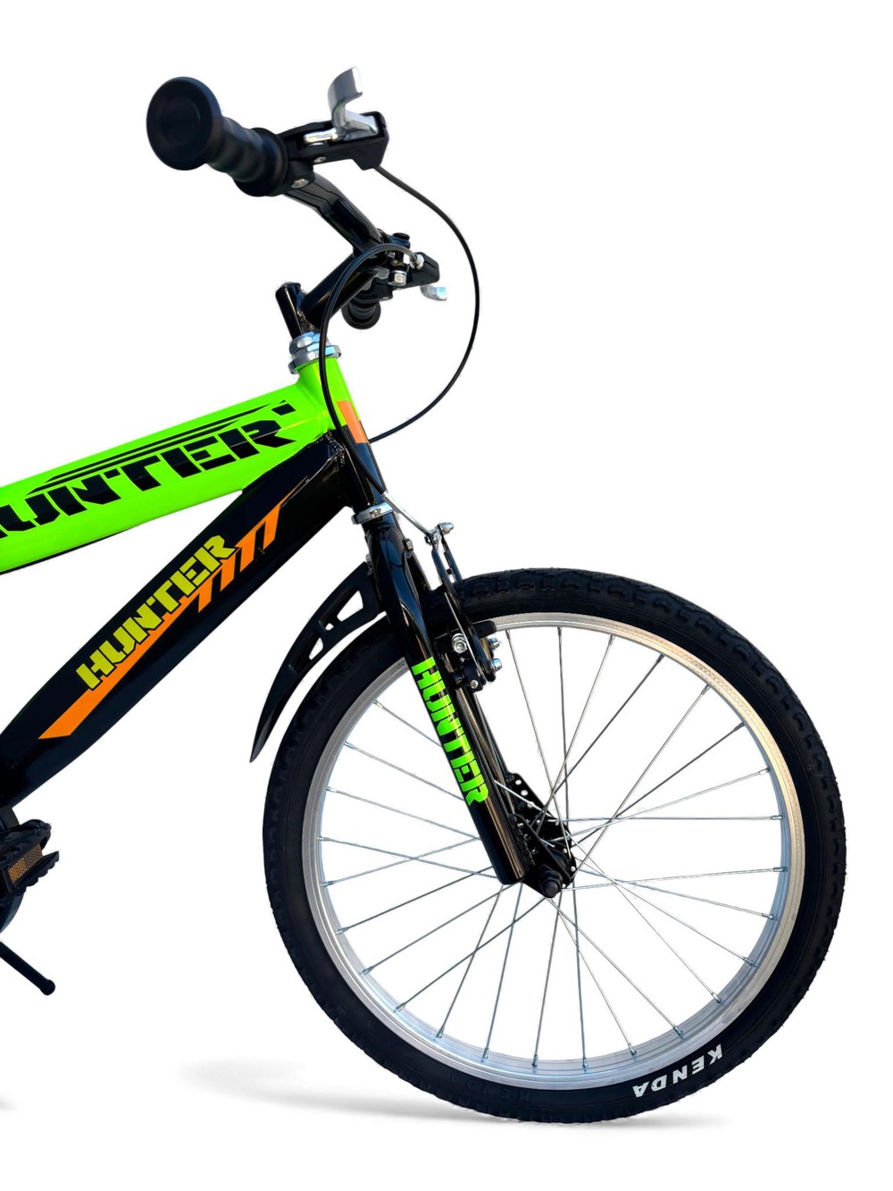 Bicicletta Bambino Misura 20 Bici Hunter Da 6 A 8 Anni Verde (1,20-1,35 M) - immagine 4