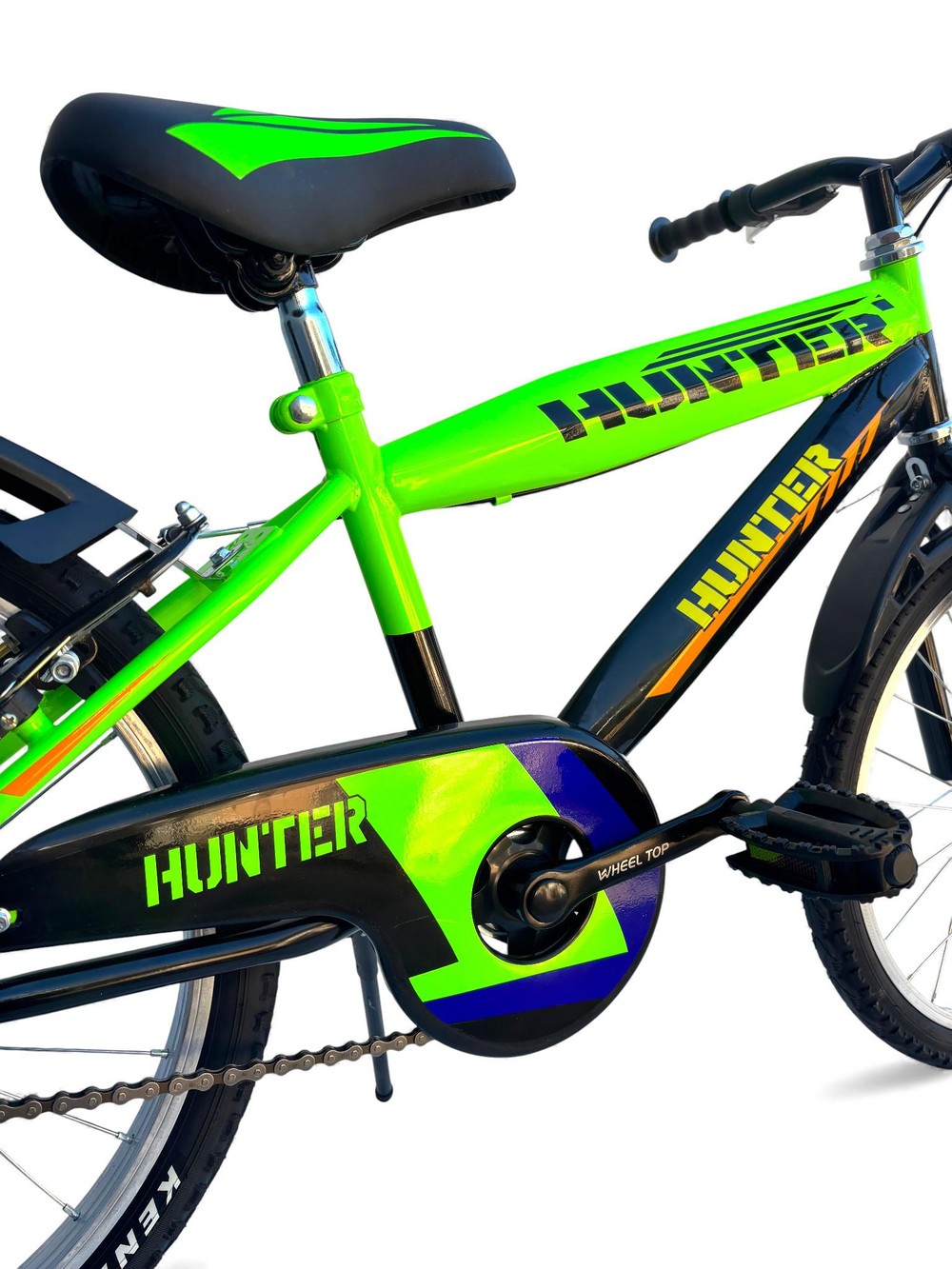 Bicicletta Bambino Misura 20 Bici Hunter Da 6 A 8 Anni Verde (1,20-1,35 M) - immagine 5