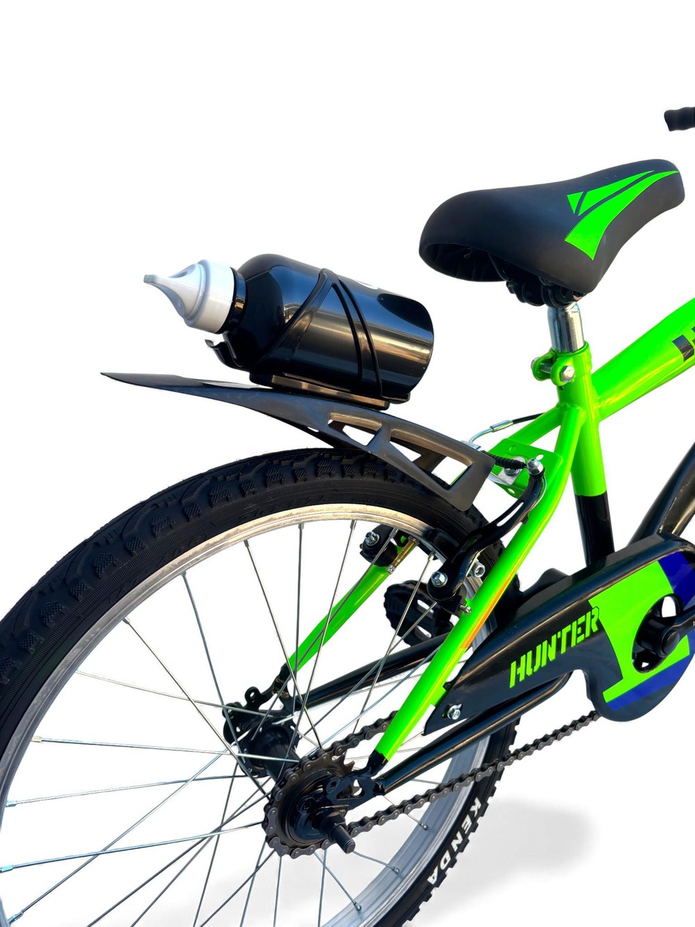 Bicicletta Bambino Misura 20 Bici Hunter Da 6 A 8 Anni Verde (1,20-1,35 M) - immagine 7