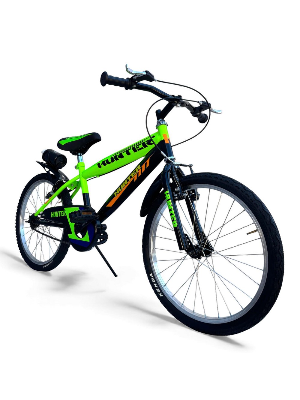 Bicicletta Bambino Misura 20 Bici Hunter Da 6 A 8 Anni Verde (1,20-1,35 M) - immagine 9