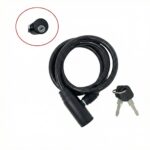 Catena Lucchetto Antifurto Bici Cavo 8mm x 1m con Chiave