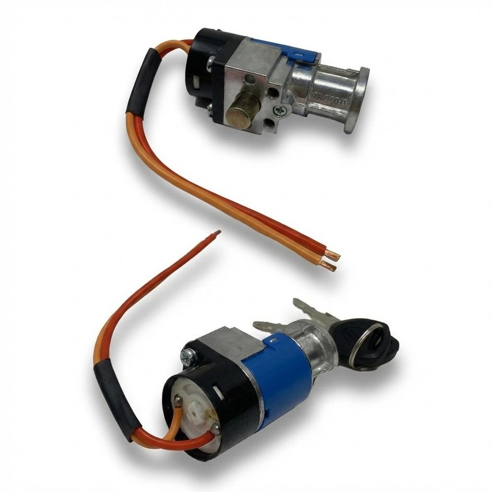 Kit Chiave Cilindretto Batteria E-Bike Blocchetto Serratura Fat Bike Completo di Cavi - immagine 3