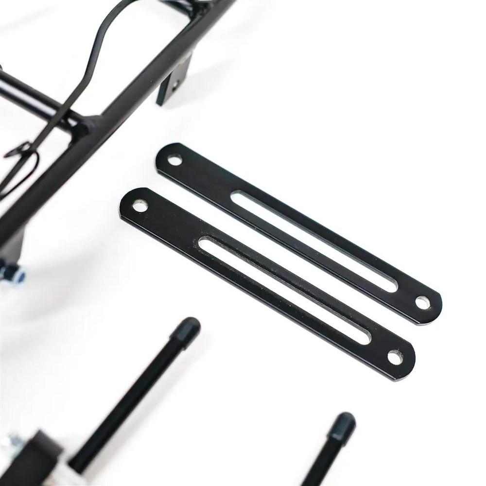 Portapacchi Bici Universale Alluminio Regolabile 20" - 29" Gravel Nero Bicicletta - immagine 8