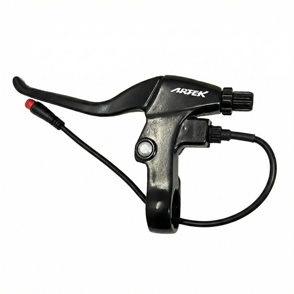 Coppia Leve Freno Bici Elettrica E-Bike 2 Pin Meccaniche Fat Bike Nero - immagine 6