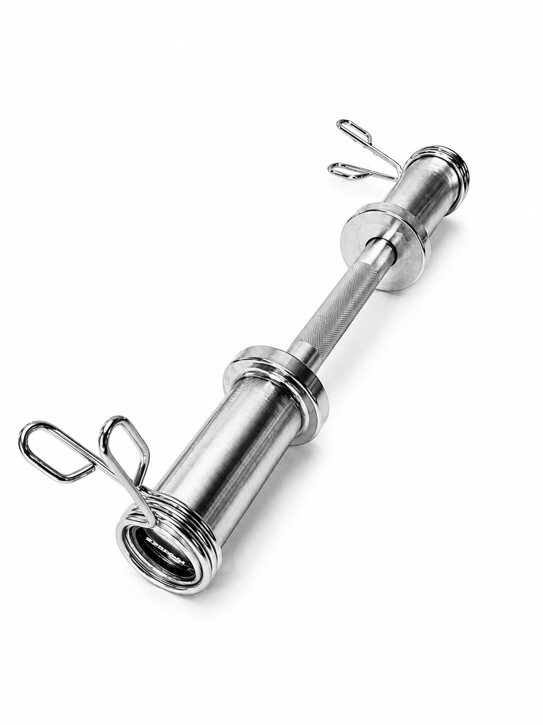 Manubrio Olimpionico Caricabile 50 mm Cromato Bilanciere Palestra Fitness Pesi