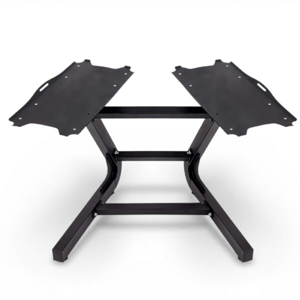 Supporto Porta Manubri Regolabili Robusto e Salvaspazio per Home Gym
