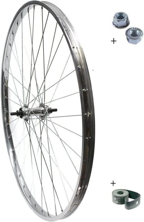 Ruota/Cerchio Anteriore 24 " X 1.75 Bici Attacco Standard Alluminio/Acciaio